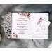 Pocket Invitation Laser Cut Rose Invitation Card Simple Style Business Invitation Card